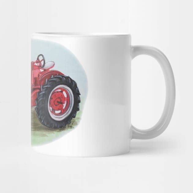 Farmall Tractor by Sandra Warmerdam